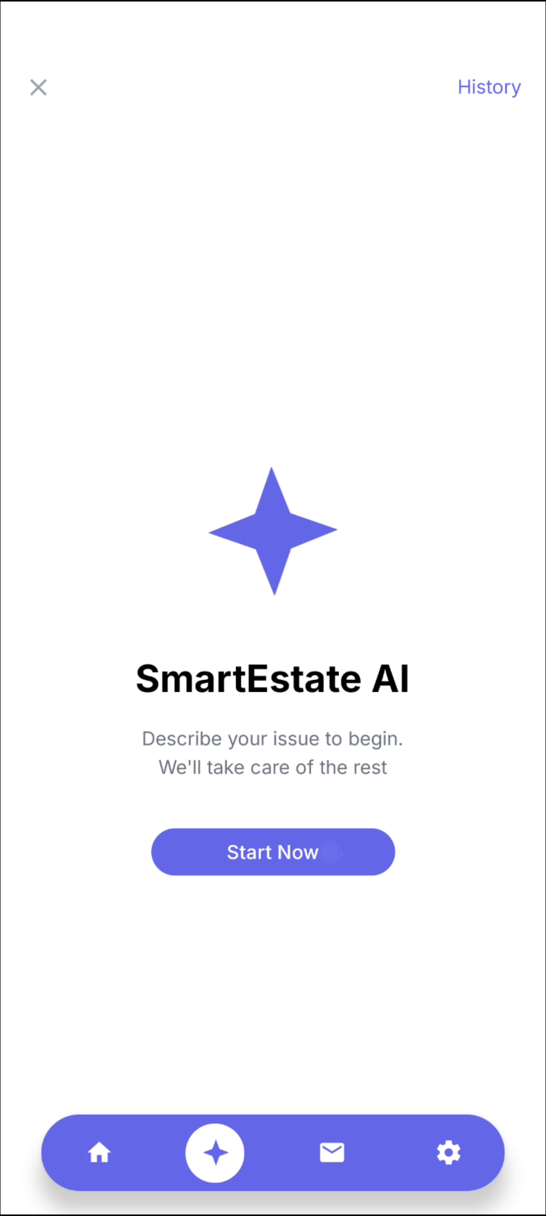 Tenant AI assistant entry
