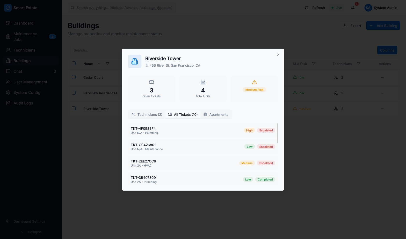 Dashboard module view 34