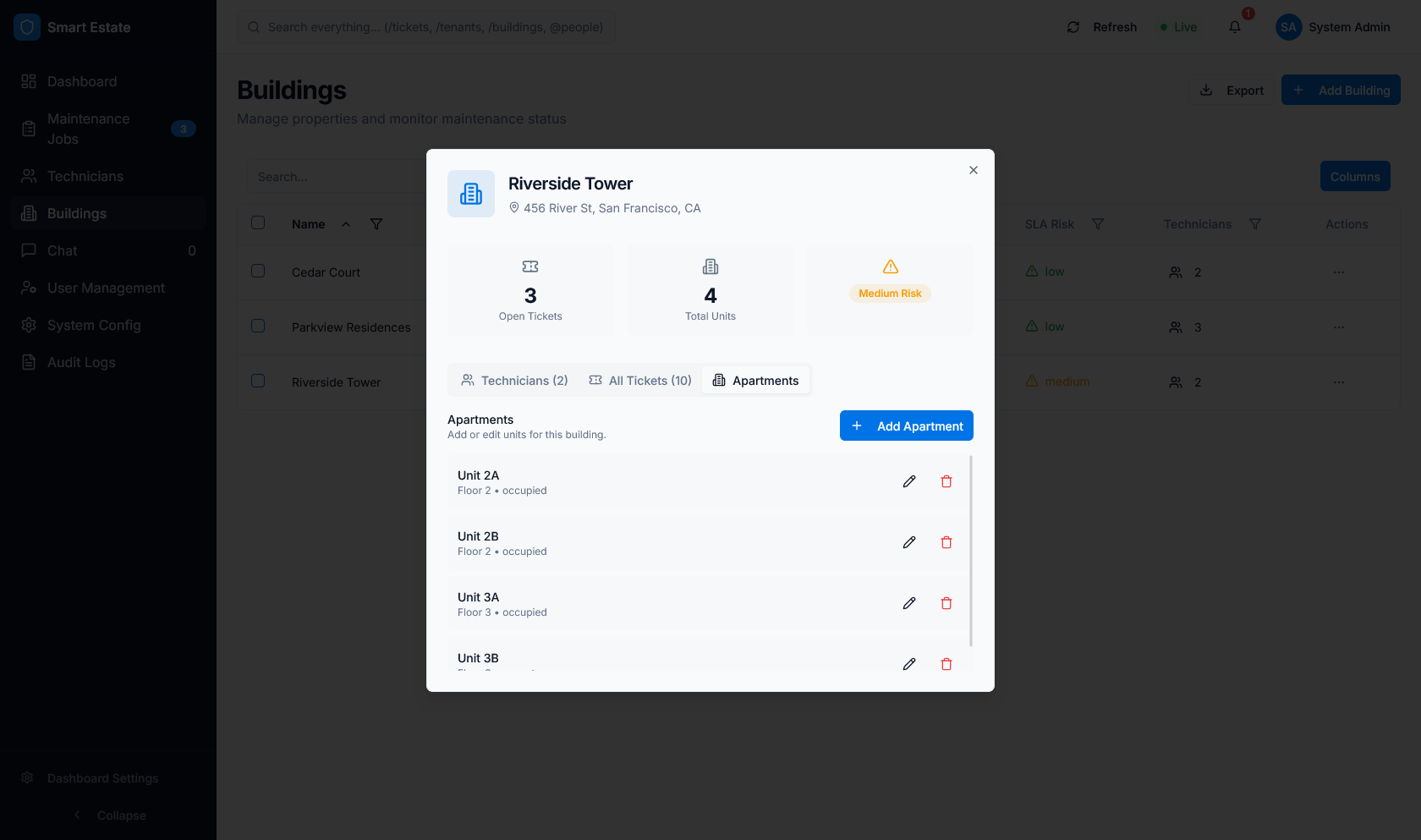 Dashboard module view 35