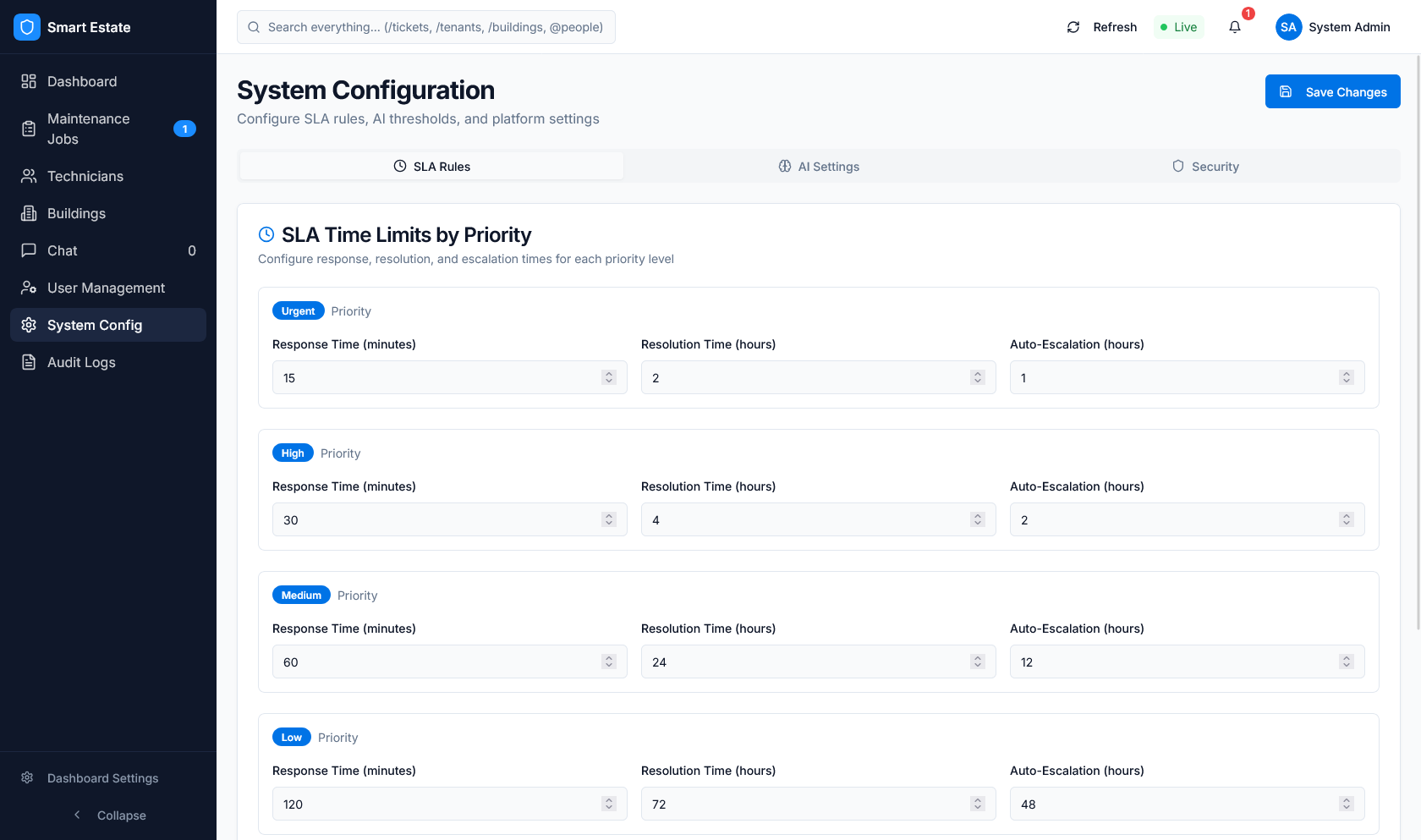 Dashboard module view 7